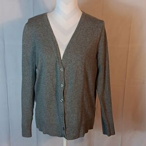 Merona Gray Button Down Cardigan Sweater